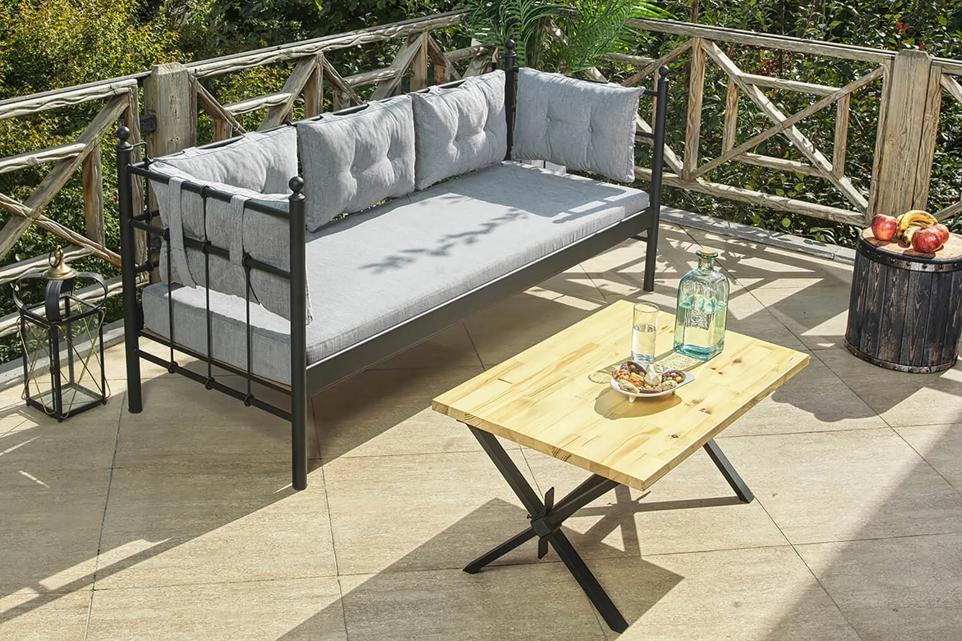 SOFA SEDİR, SİYAH FÜME